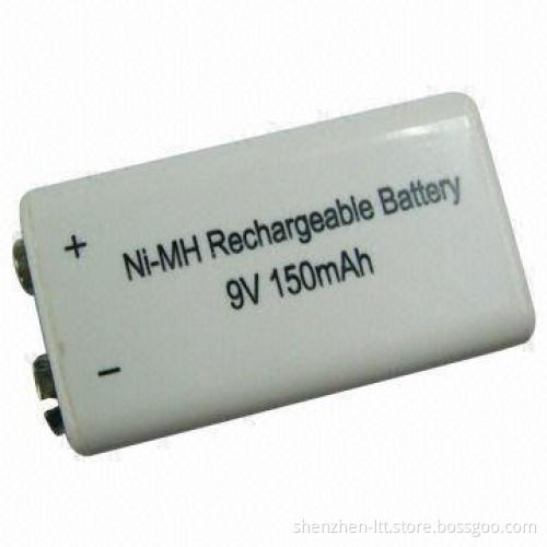NiMH Battery with 9V Voltage and 200mAh Capacity, Widely Used on Instruments, Toys and Microphone